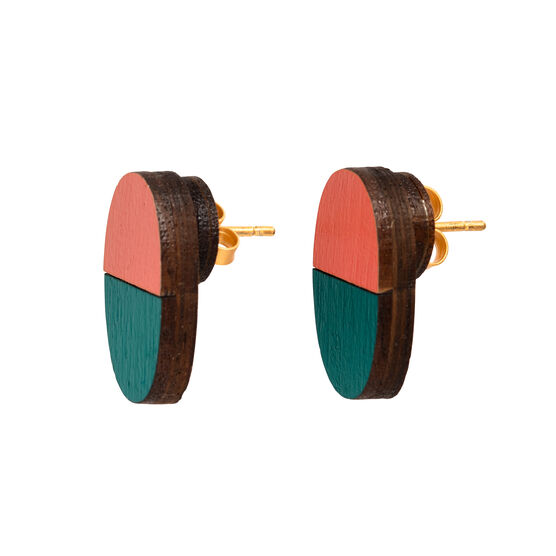 Terry Frost Moonship stud earrings